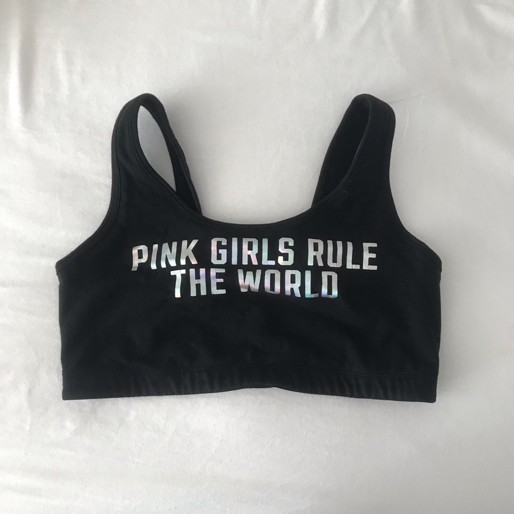 Pink Girls Rule the World Bralette